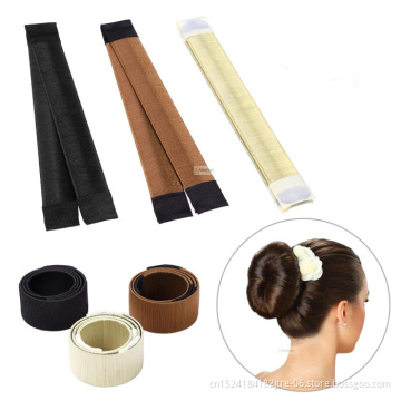 Hair Bun Maker Fashion DIY Magic Bun French Twist Doughnuts Hair Band Accessories Hair Bun Maker Fold Wrap Snap Styling Roller